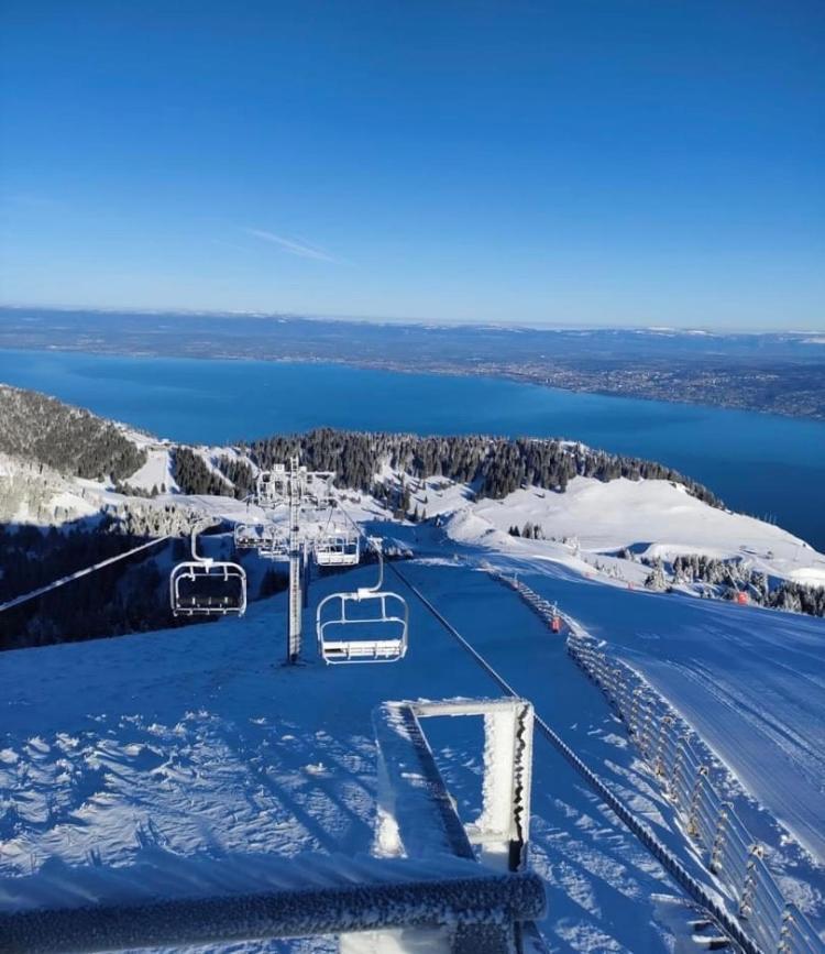 Duplex En Station Vue Sur Lac Leman تولو المظهر الخارجي الصورة